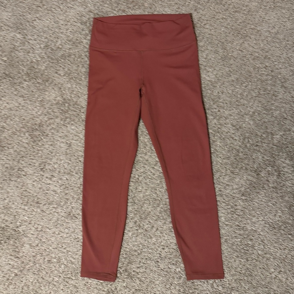 Fabletics 7/8 Leggings Terracotta/Rust